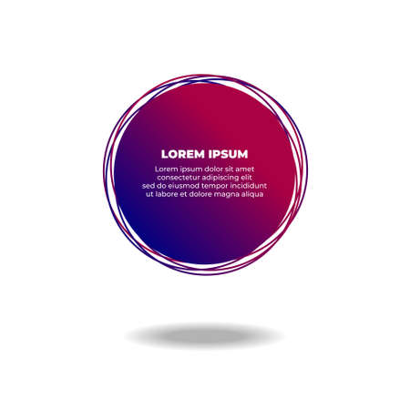 Abstract Circle Background for Quotes Designのイラスト素材