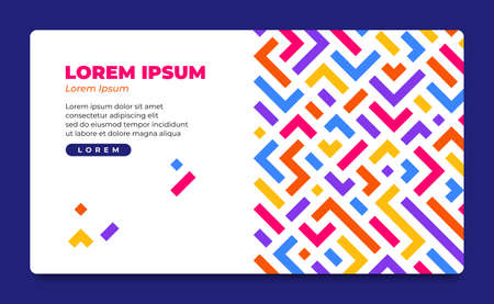 Abstract Geometric Background for Landing Page or Wallpaperのイラスト素材