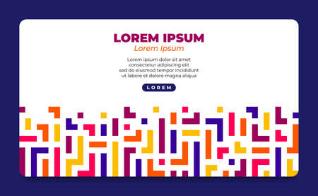Abstract Geometric Background for Wallpaper or Landing Pageのイラスト素材