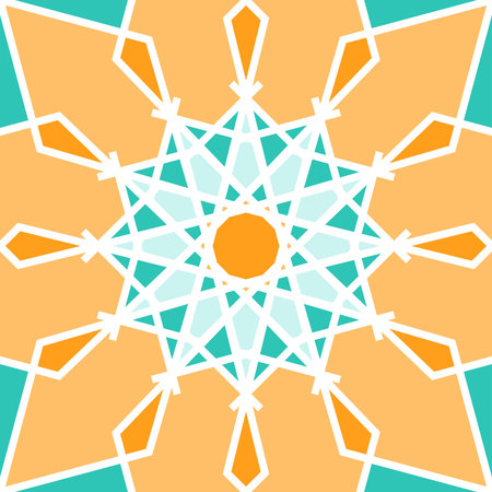 Abstract Simple Mandala Art for Ornamental