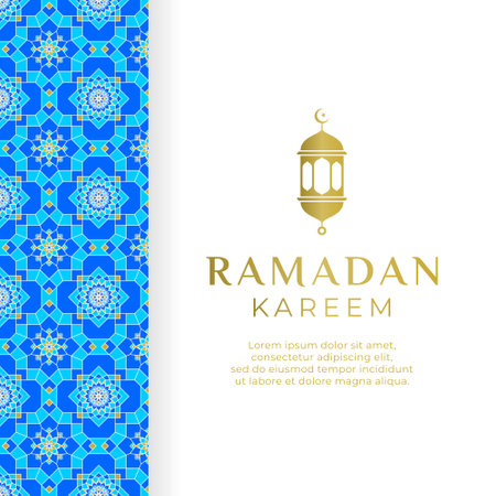 Ramadan Kareem greeting card. Ramadan Kareem background. Vector illustrationのイラスト素材