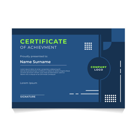 Blue Creative Business Stationery ID Card Template Vector Illustration EPS10のイラスト素材