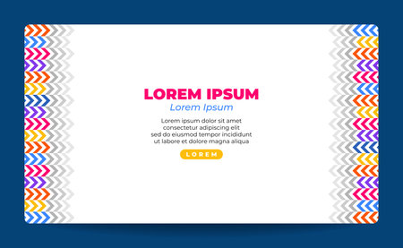 abstract banner design template with space for your text. vector illustration. Abstract Geometric Background for Landing Page or Wallpaperのイラスト素材