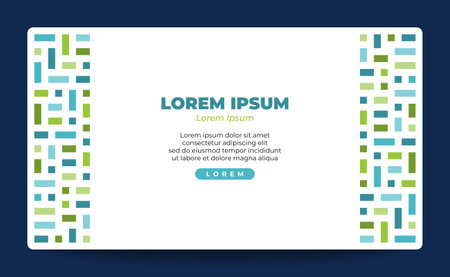 Business card template with abstract background. Vector illustration. Eps 10. Abstract Geometric Background for Landing Page or Wallpaperのイラスト素材