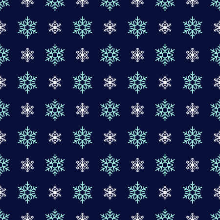 Illustration vector graphic of snowflakes seamless patternのイラスト素材