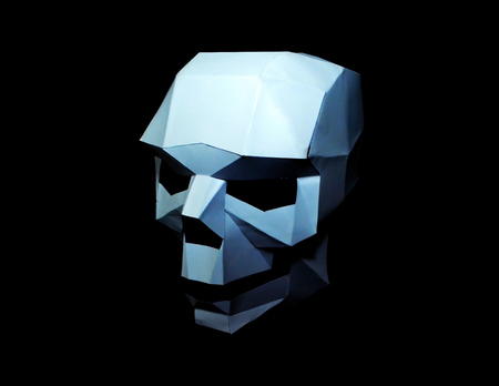 Skull Paper Craftの写真素材