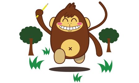 anki the monkeyのイラスト素材