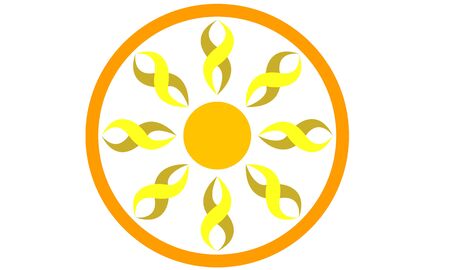 Sun Emblem Circleのイラスト素材