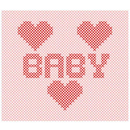 Baby Knitting Cute Illustrationのイラスト素材