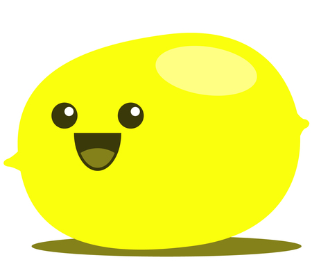 Lemon cute cartoonのイラスト素材