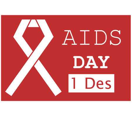 World Aids Day Illustration Red Ribbon 4のイラスト素材