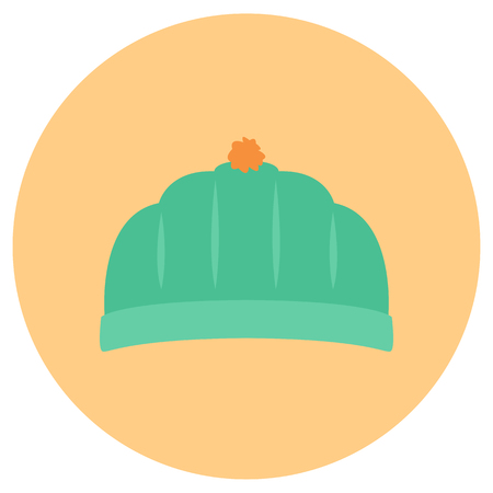 Baby cap icon in trendy flat style isolated on grey background. Baby symbol for your design, UI.のイラスト素材