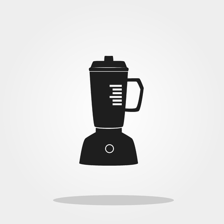 Blender cute icon in trendy flat style isolated on color background. Kitchenware symbol for your design, logo, UI. Vector illustration, EPS10.のイラスト素材