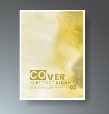 Cards with bright colorful vector watercolor background. Design for your date, postcard, banner.のイラスト素材