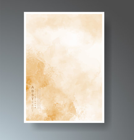 Cards with bright colorful vector watercolor background. Design for your date, postcard, banner.のイラスト素材