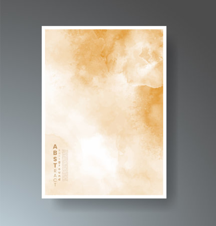 Cards with bright colorful vector watercolor background. Design for your date, postcard, banner.のイラスト素材