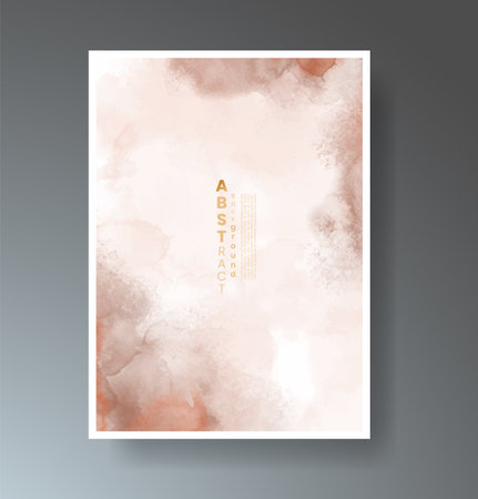 Cards with bright colorful vector watercolor background. Design for your date, postcard, banner.のイラスト素材