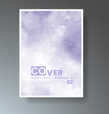 Cards with bright colorful vector watercolor background. Design for your date, postcard, banner.のイラスト素材