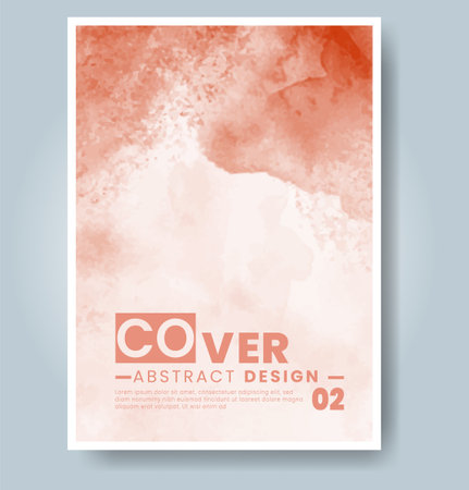 Cards with bright colorful vector watercolor background. Design for your date, postcard, banner.のイラスト素材