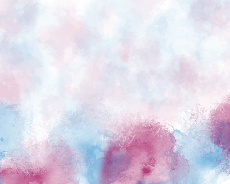 Abstract colorful watercolor for background. Digital art paintingのイラスト素材