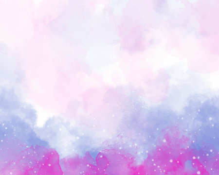 Abstract colorful watercolor for background. Digital art paintingのイラスト素材