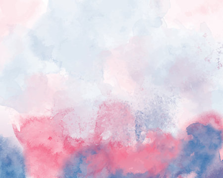 Abstract colorful watercolor for background. Digital art paintingのイラスト素材