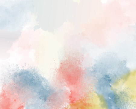 Abstract colorful watercolor for background. Digital art paintingのイラスト素材