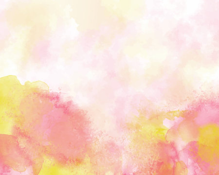 Abstract colorful watercolor for background. Digital art paintingのイラスト素材