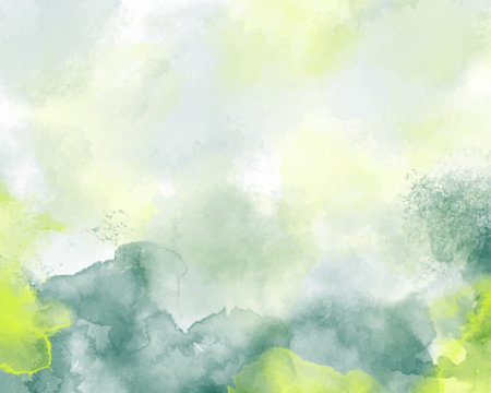 Abstract colorful watercolor for background. Digital art paintingのイラスト素材