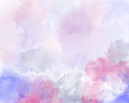 Abstract colorful watercolor for background. Digital art paintingのイラスト素材