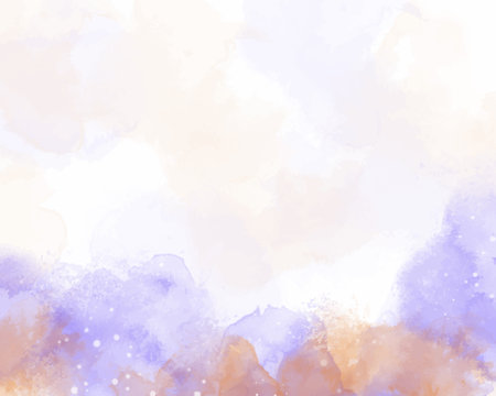 Abstract colorful watercolor for background. Digital art paintingのイラスト素材