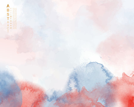 Abstract colorful watercolor for background. Digital art paintingのイラスト素材