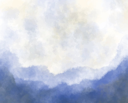 Abstract colorful watercolor for background. Digital art painting.のイラスト素材