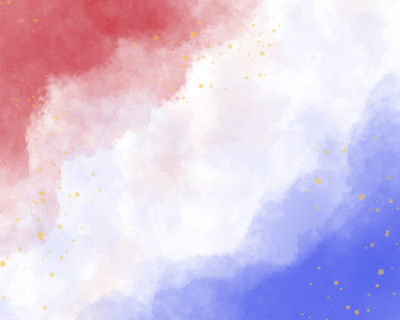 Abstract colorful watercolor for background. Digital art painting.のイラスト素材