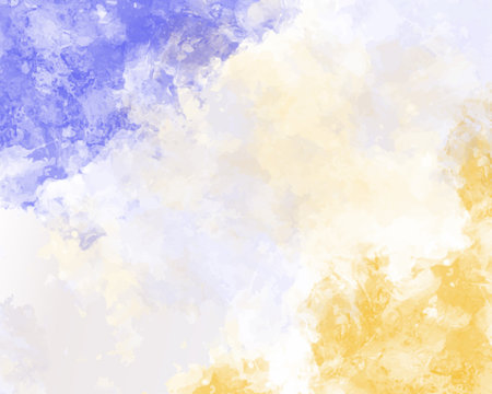 Abstract colorful watercolor for background. Digital art painting.のイラスト素材