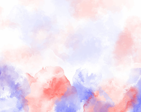 Abstract colorful watercolor for background. Digital art painting.のイラスト素材