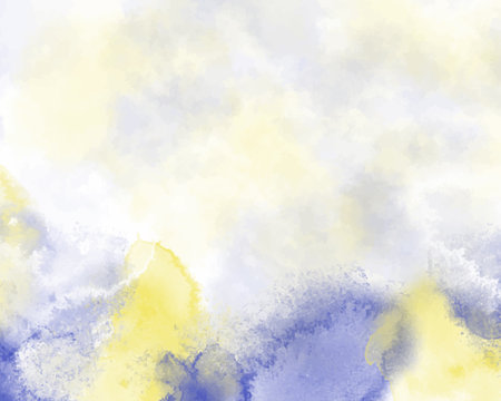 Abstract colorful watercolor for background. Digital art painting.のイラスト素材