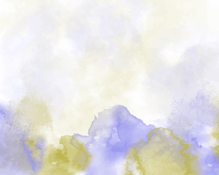 Abstract colorful watercolor for background. Digital art painting.のイラスト素材