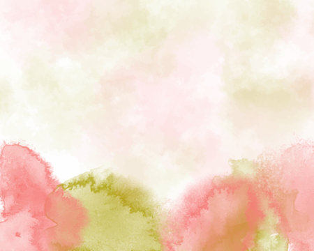 Abstract colorful watercolor for background. Digital art painting.のイラスト素材