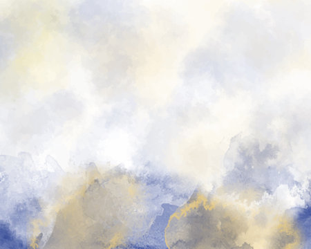 Abstract colorful watercolor for background. Digital art painting.のイラスト素材