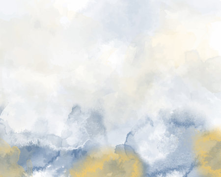 Abstract colorful watercolor for background. Digital art painting.のイラスト素材