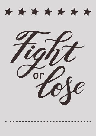 Sport lettering mottoのイラスト素材