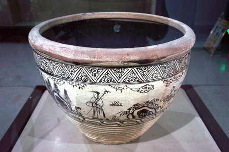 Anhui museum buildingのeditorial素材