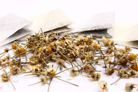 Chamomile is a flower very famous and it is used to made tea. It helps the body and in particular the stomach.の写真素材