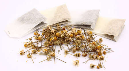 Chamomile is a flower very famous and it is used to made tea. It helps the body and in particular the stomach.の写真素材