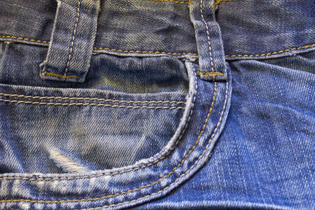 Close up of Jeans texture の写真素材