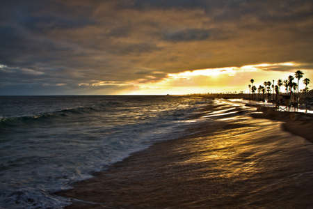 Beach Sunset の写真素材