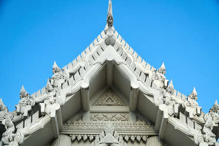 Beautiful architecture design of Wat Kaew Korawaran in Krabi, Thailandの写真素材