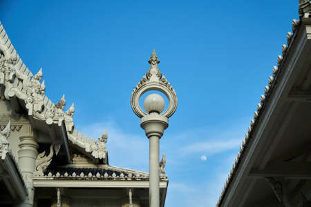 Beautiful architecture design of Wat Kaew Korawaran in Krabi, Thailandの写真素材