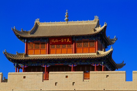 Gansu Jiayuguan Cityのeditorial素材